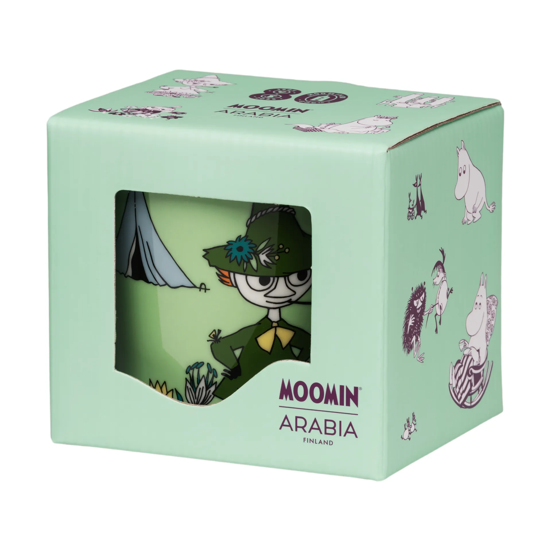 Snusmumriken muminmugg 80-årsjubileum, 30 cl Moomin Arabia