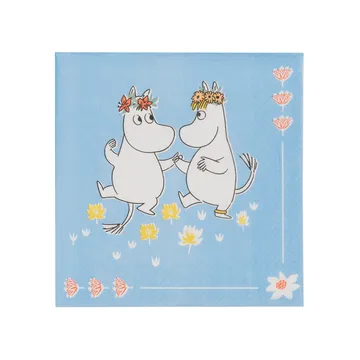 Sommardans Mumin pappersservett 33 cm - 20-pack - Moomin Arabia