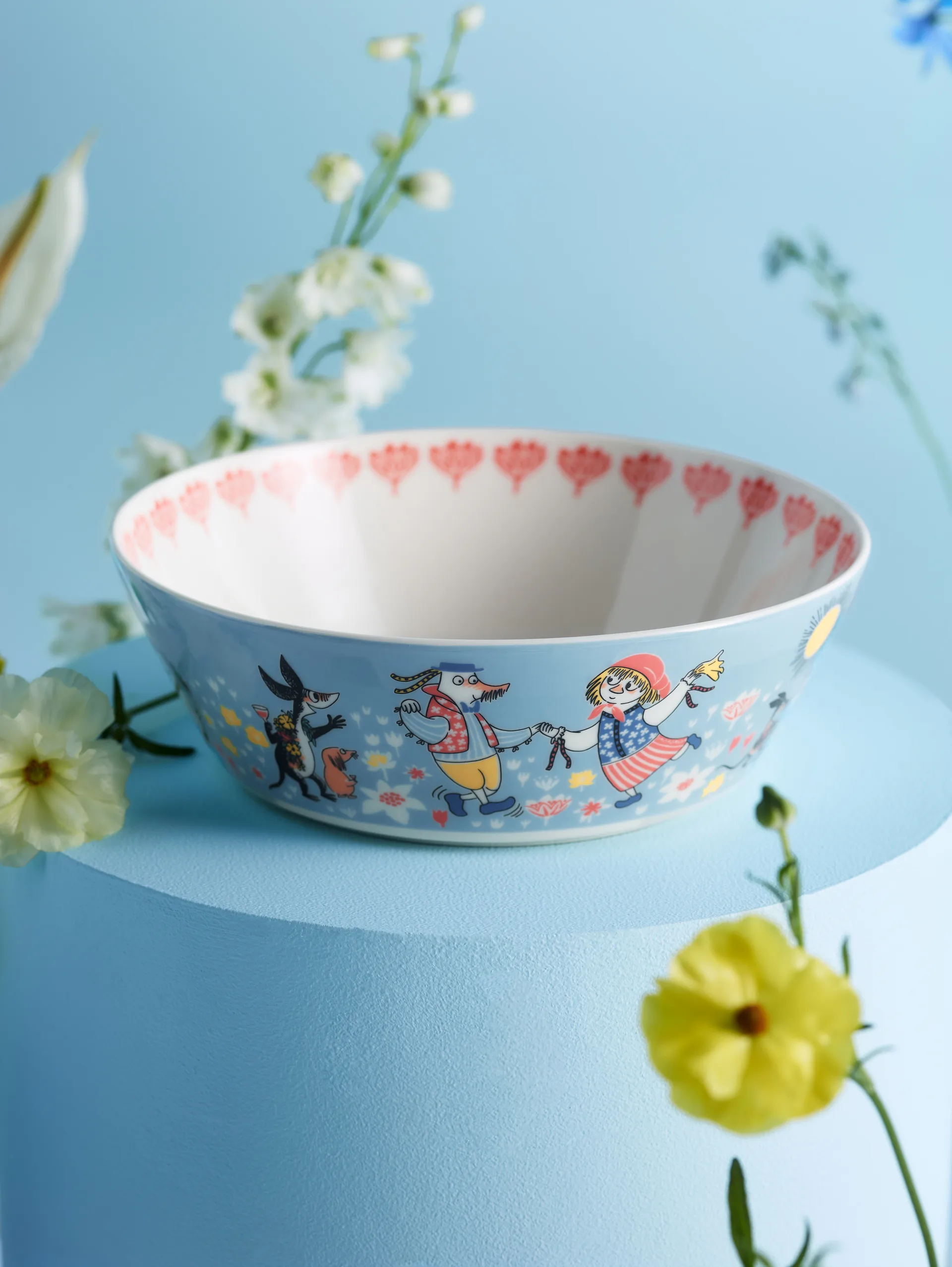 Sommardans Mumin serveringsskål, Ø23 cm Moomin Arabia