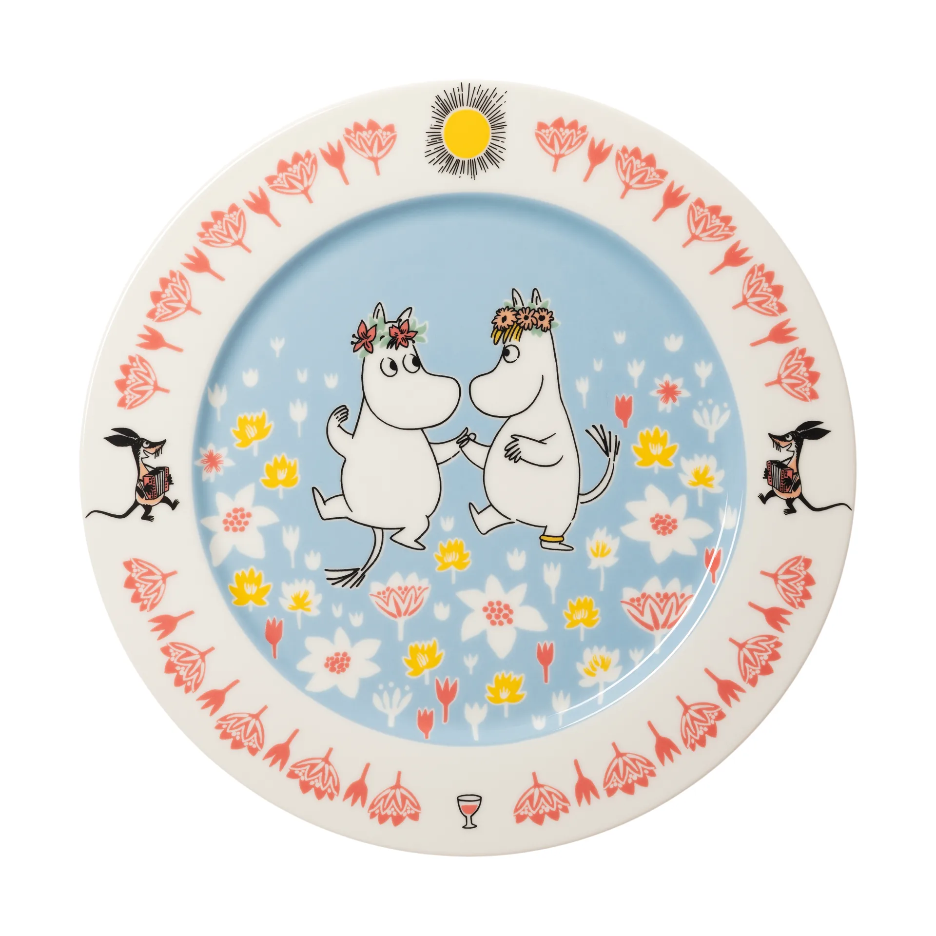 Sommardans Mumin servingstallrik, Ø30 cm Moomin Arabia