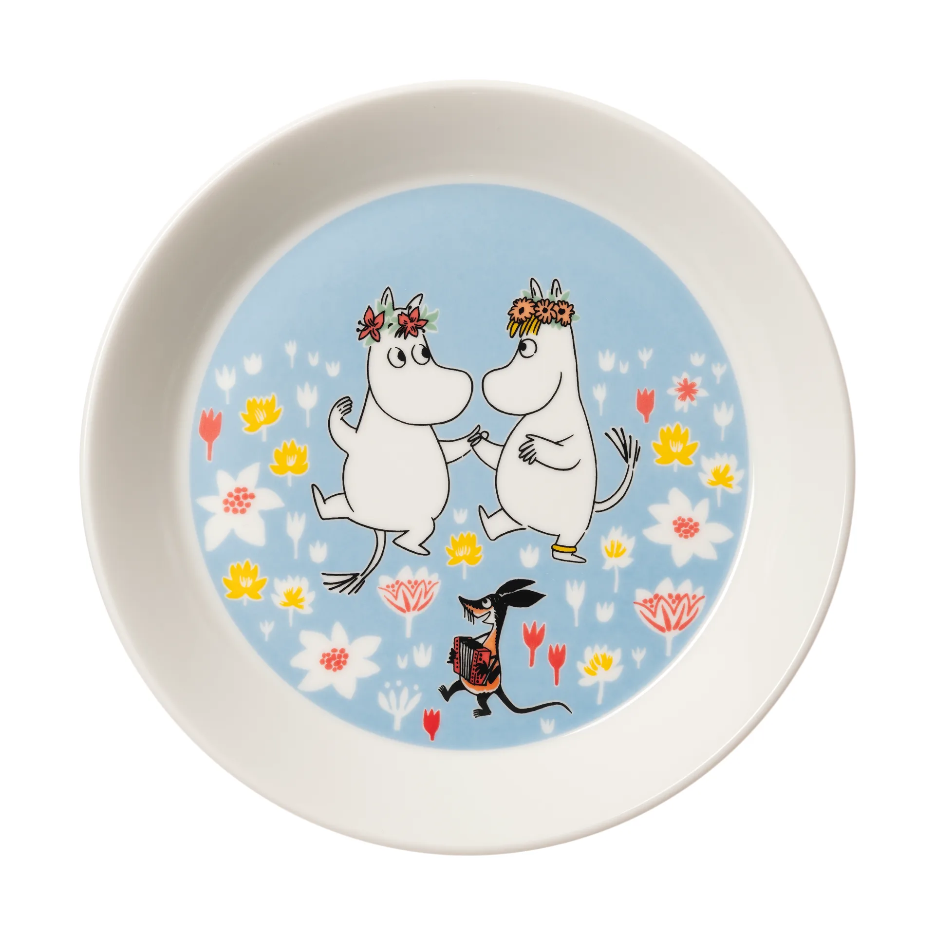 Sommardans Mumin tallrik, Ø19 cm Moomin Arabia
