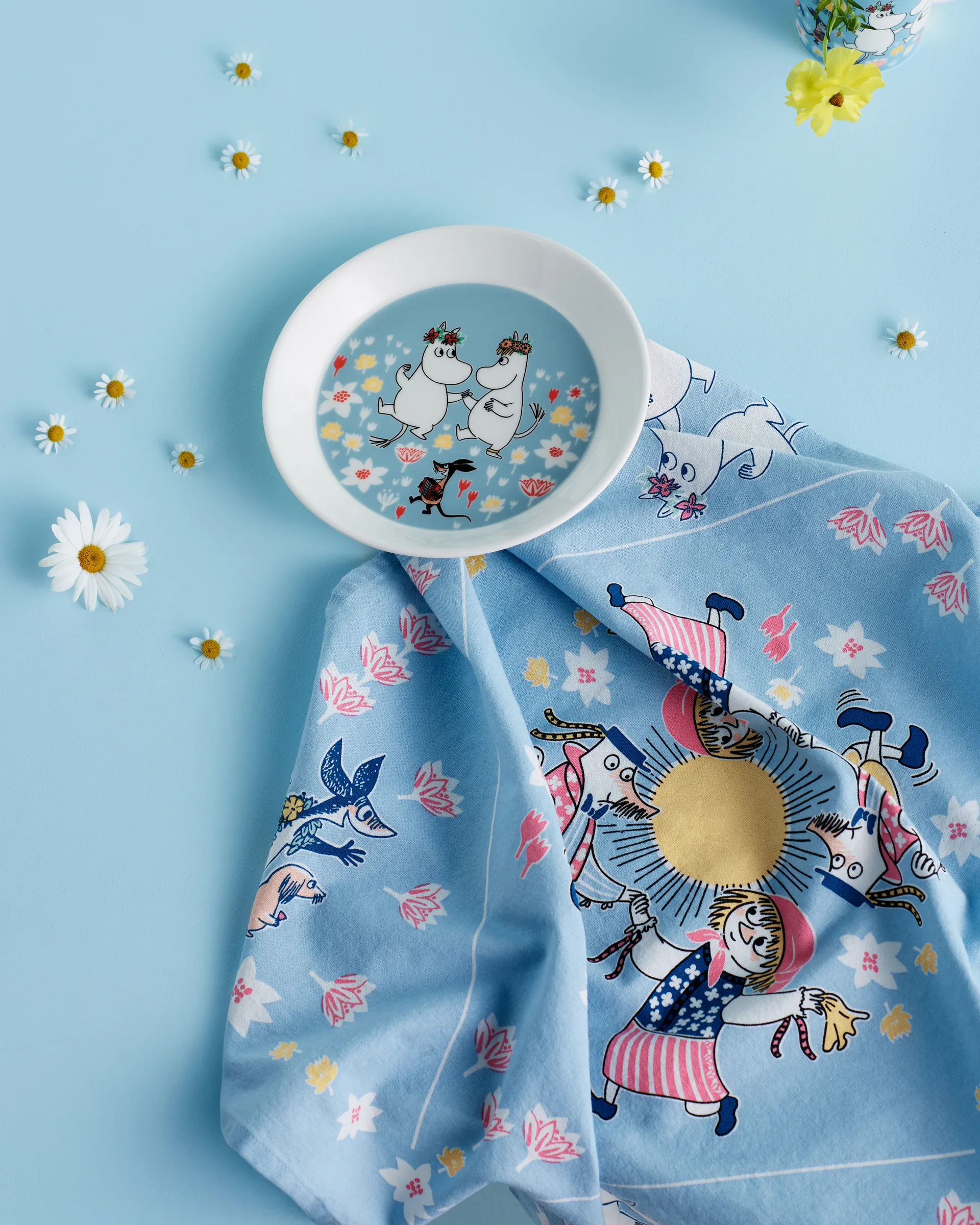 Sommardans Mumin tallrik, Ø19 cm Moomin Arabia