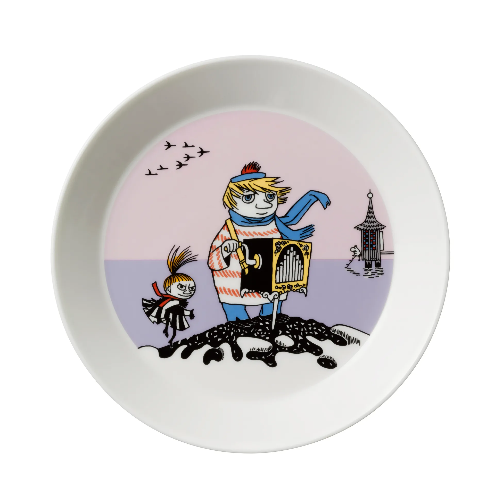 Too-ticki tallrik, lila Moomin Arabia