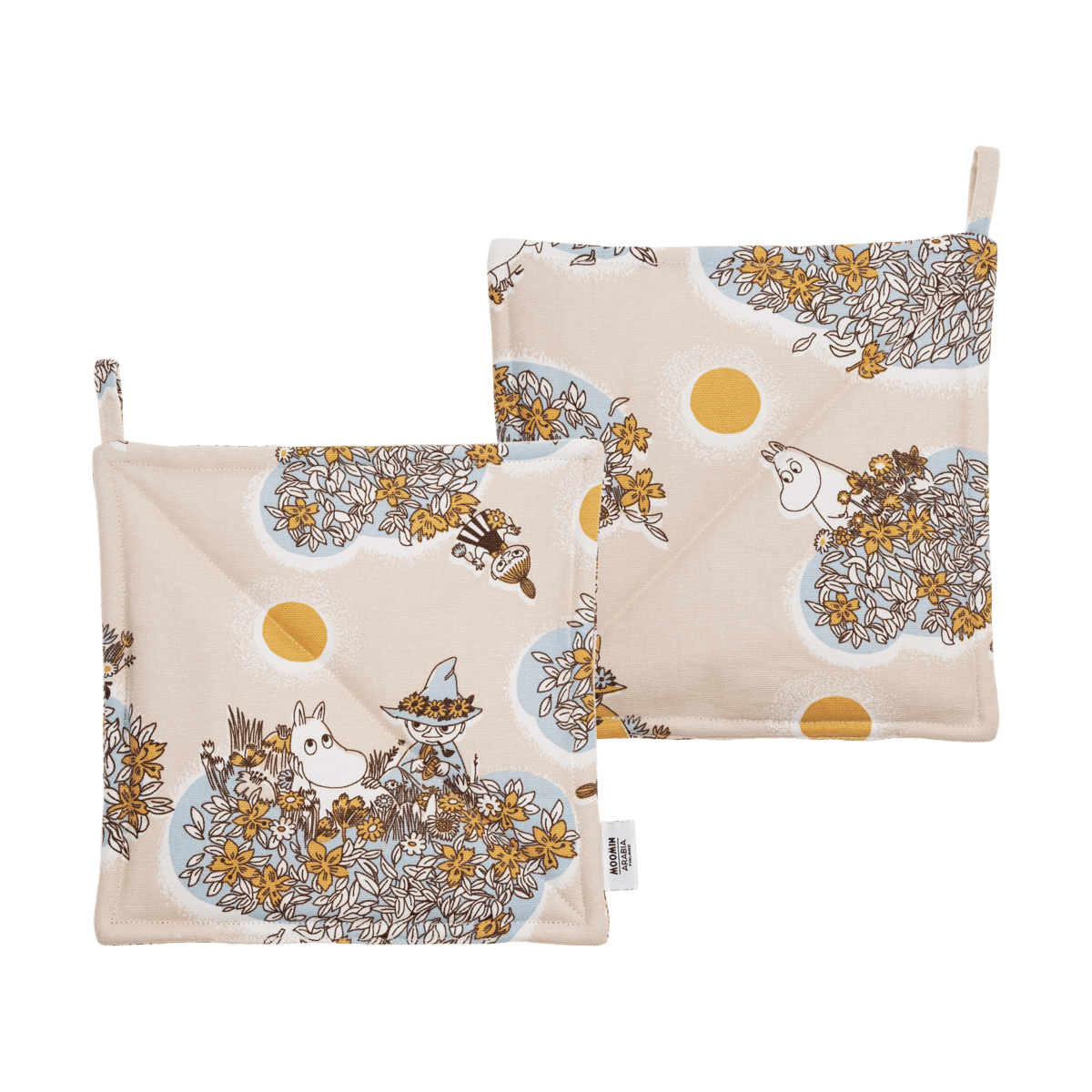 Moomin Arabia Vänner för alltid mumin grytlappar 2-pack 22x22 cm