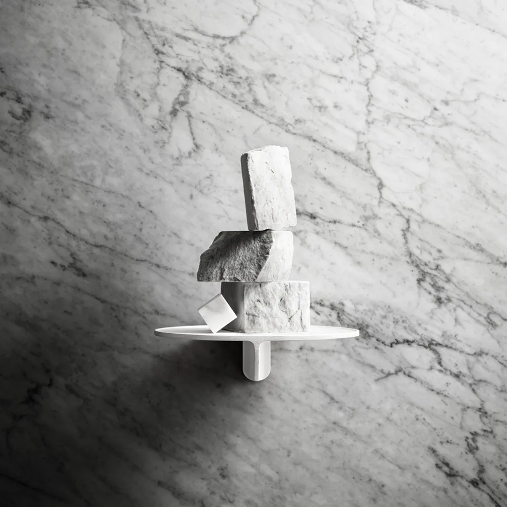 Museum NM&.045 vägghylla, vit Museum