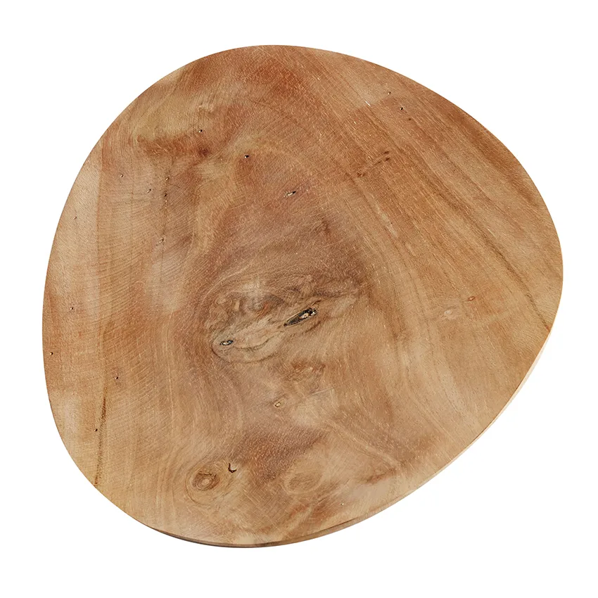 Drop tallrik 19x25 cm, Natur MUUBS