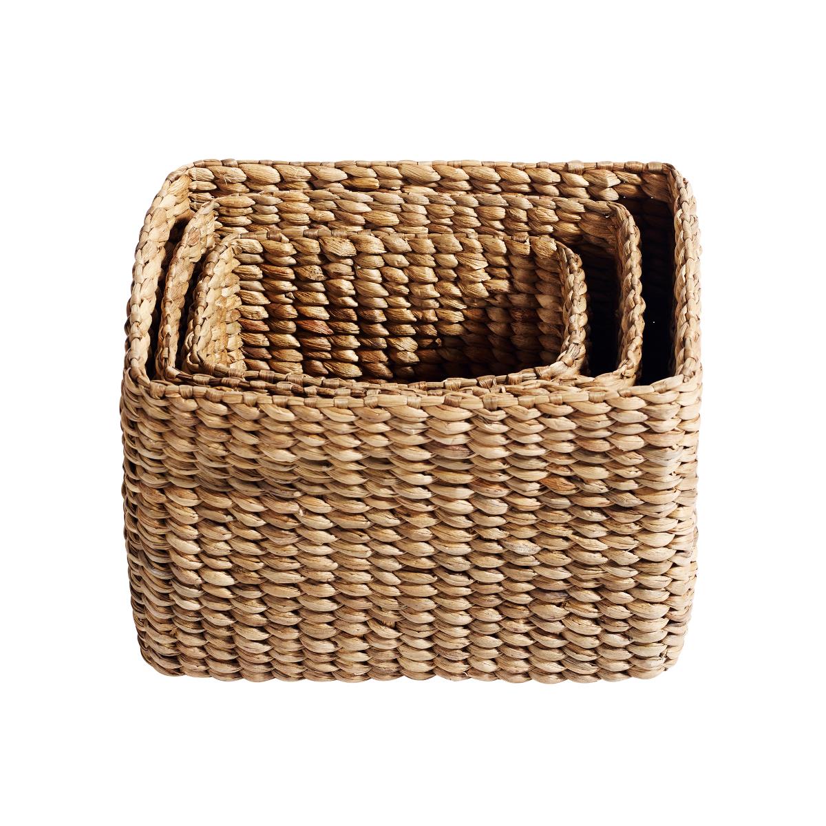 MUUBS Korg Keep it all 3-pack Natur | Skandinavisk Design | Förvaringskorgar |