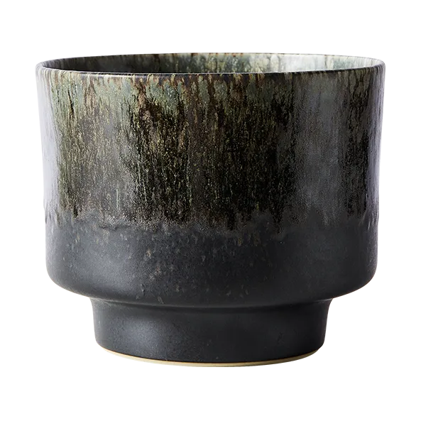 Lago burk M Ø16,5x13 cm, Forest green MUUBS