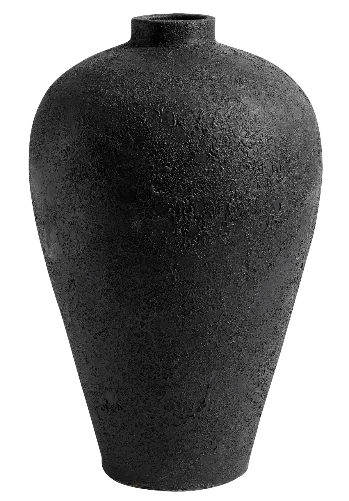 Luna kruka 60x35cm, Svart-terracotta MUUBS