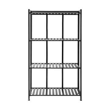 Manhattan High hylla 65,5x33x111 cm - Black - MUUBS