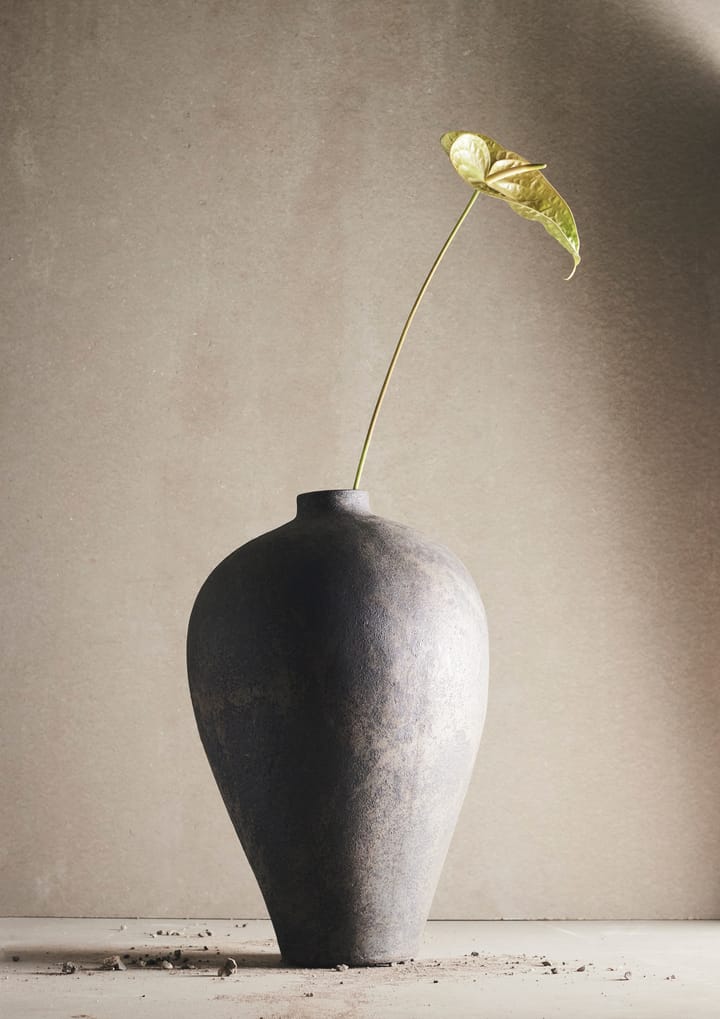 Memory kruka-vas 60 cm, Brun/grå terracotta MUUBS
