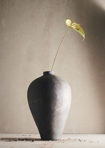 Memory kruka-vas 60 cm - Brun/grå terracotta - MUUBS