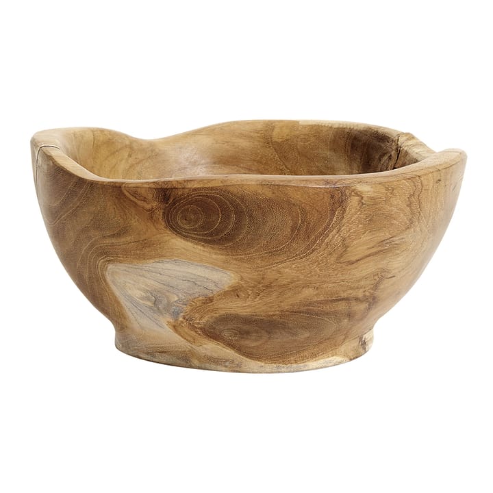 Muubs teak salladsskål 20 cm - Natur - Muubs