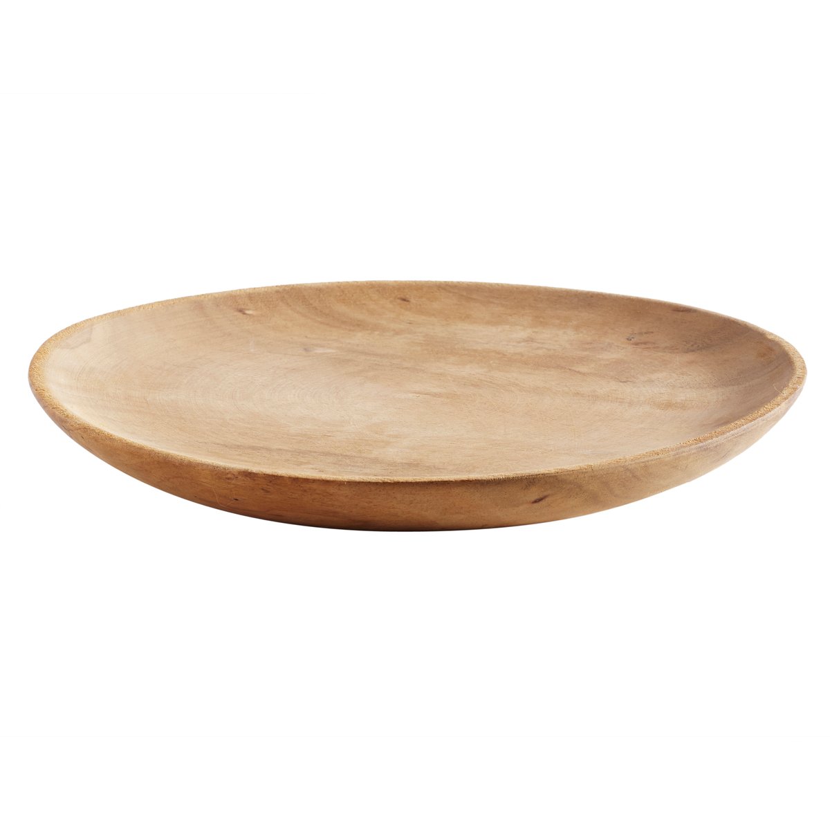 Muubs teak tallrik 26 cm Natur | Skandinavisk Design | Mattallrikar | Beige