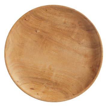 Muubs teak tallrik 26 cm - Natur - MUUBS