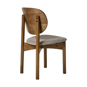 Oka stol - Mörkoljad ek, grey - MUUBS