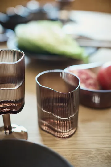 Ripe dricksglas 39 cl - Smoked brown - MUUBS