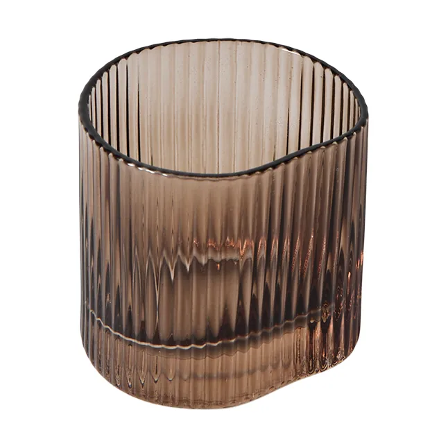 Ripe dricksglas mini 8 cl, Smoked brown MUUBS