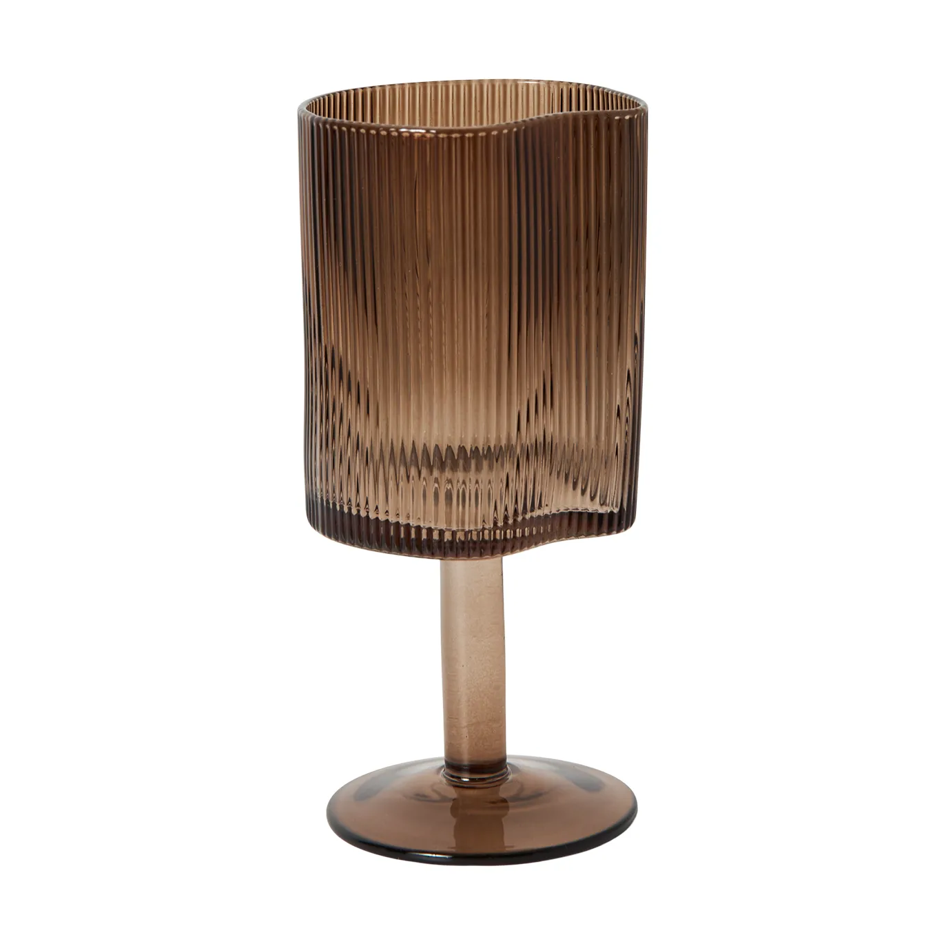 Ripe rödvinsglas 29,5 cl, Smoked brown MUUBS