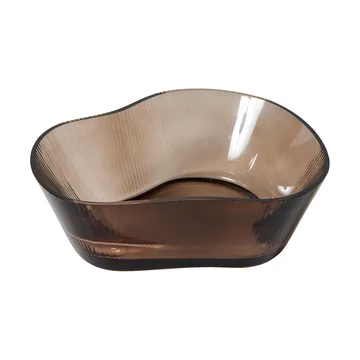 Ripe skål - Smoked brown, Ø17,5x5 cm - MUUBS