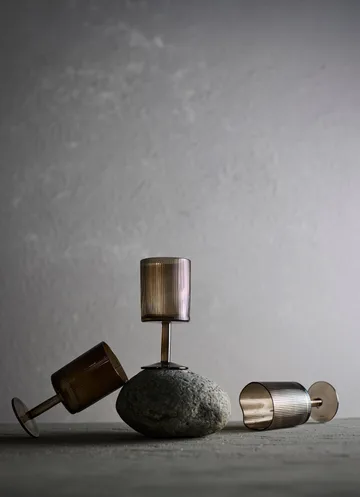 Ripe vitvinsglas 21 cl - Smoked brown - MUUBS