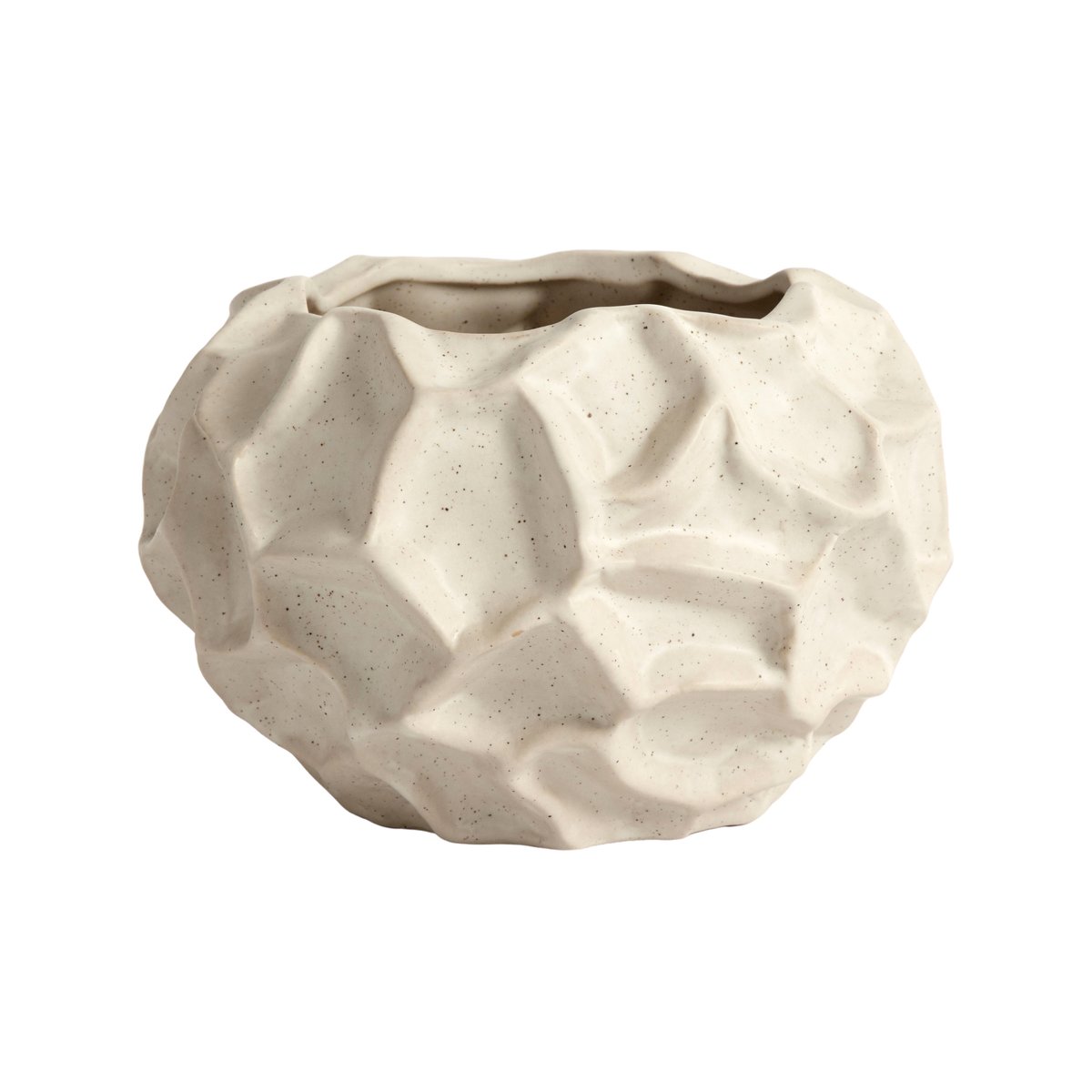 MUUBS Soil kruka 18 cm Vanilla | Skandinavisk Design | Krukor | Vit