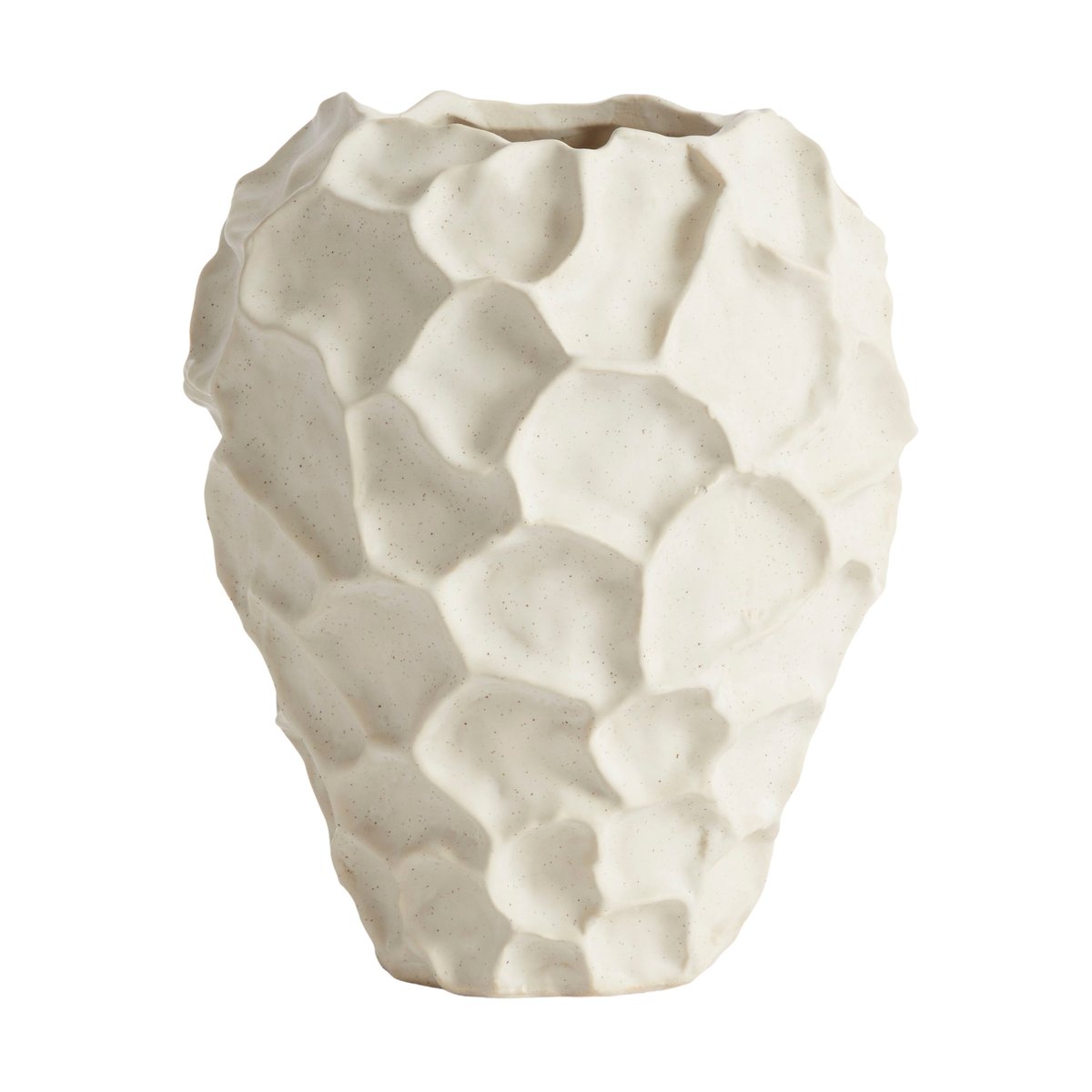 MUUBS Soil vas 21,5 cm Vanilla | Skandinavisk Design | Vaser | Vit