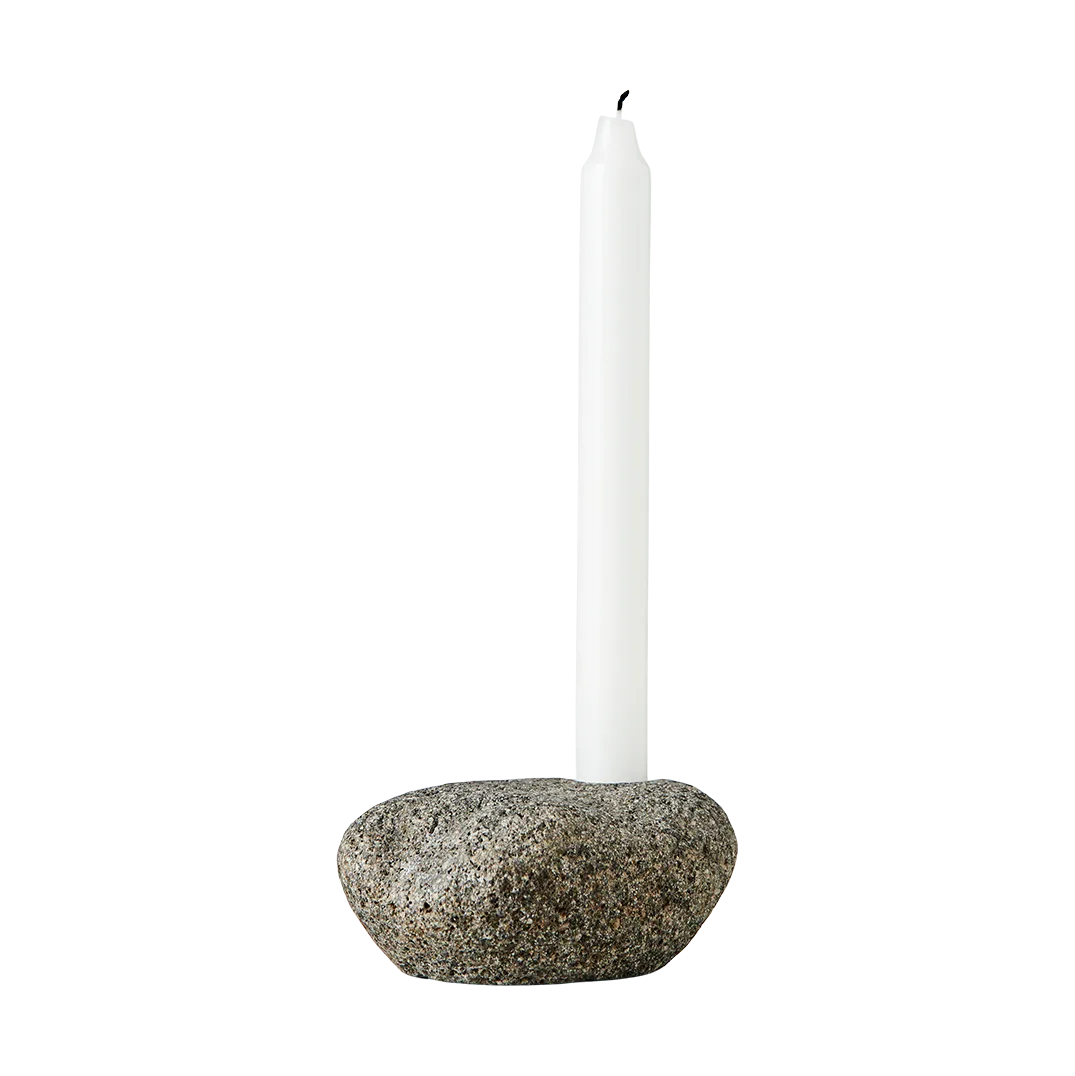 Valley ljusstake 6 cm, Natursten MUUBS