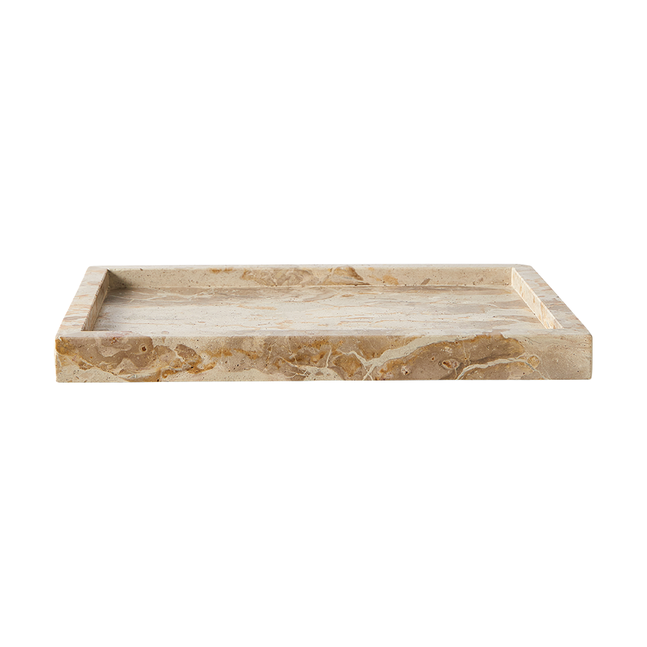 MUUBS Vita dekorationsbricka 20x30 cm Seashell | Skandinavisk Design | Brickor | Beige