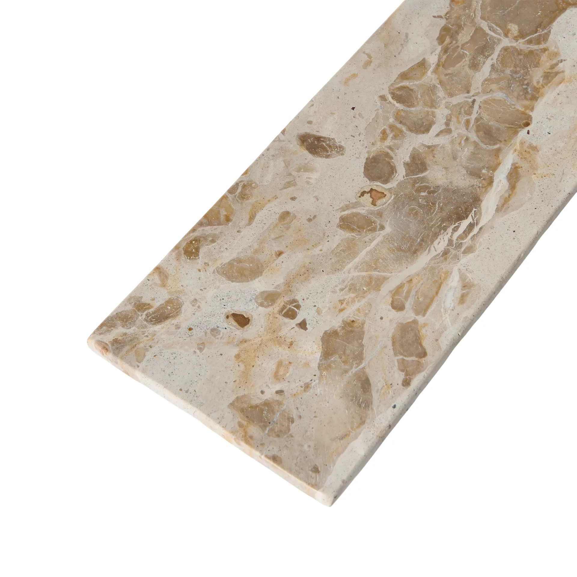 Vita dekorationsbricka, Seashell, 30x12 cm MUUBS