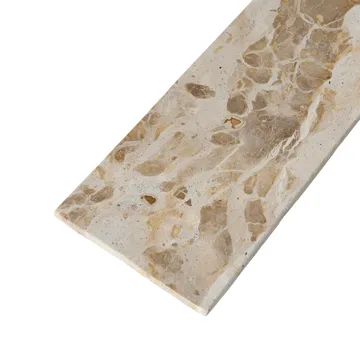 Vita dekorationsbricka - Seashell, 30x12 cm - MUUBS