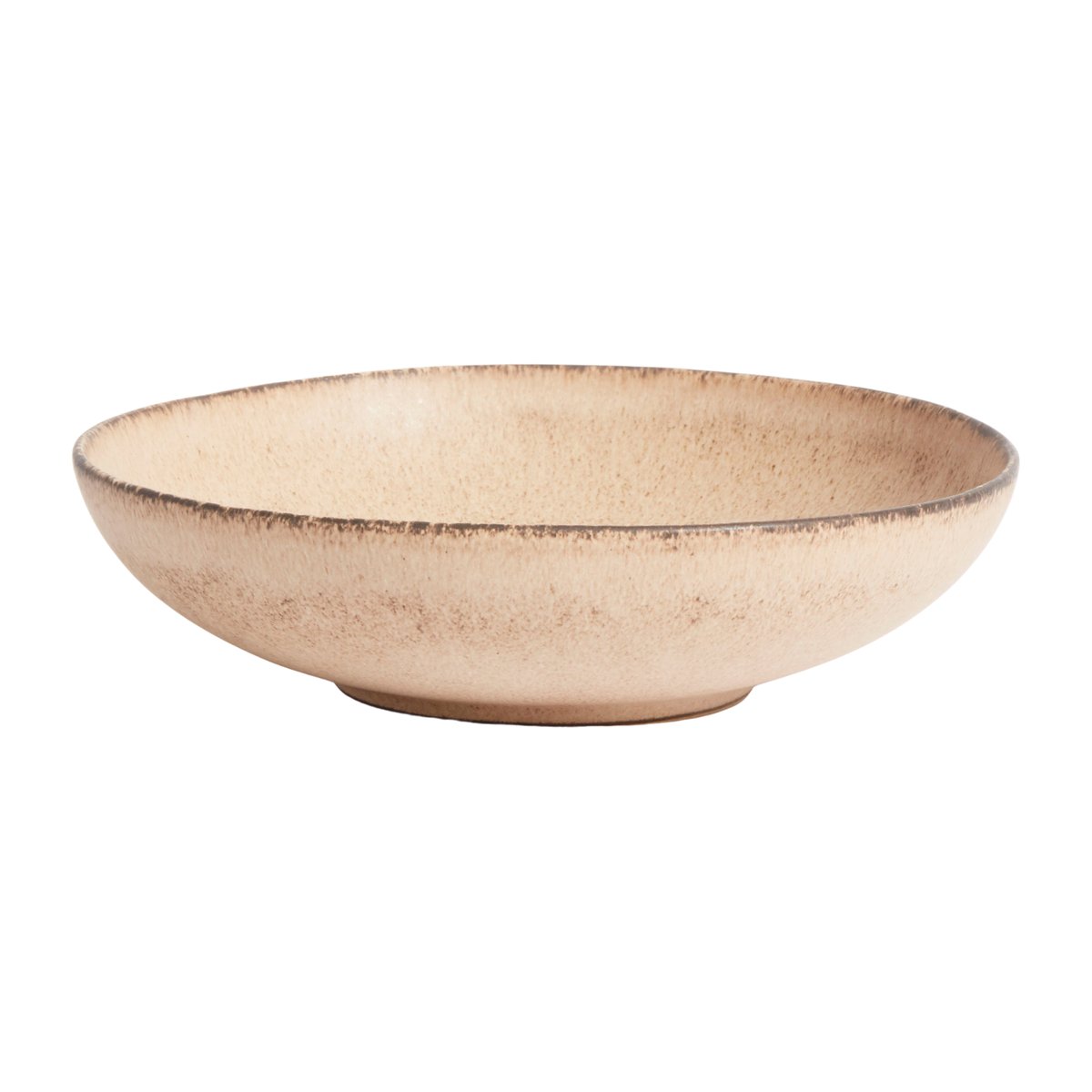 MUUBS Yake pastaskål 22 cm Toast | Skandinavisk Design | Djupa tallrikar | Beige