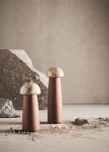 Yami salt- och pepparkvarn M - Karboniserad ask-marmor - MUUBS