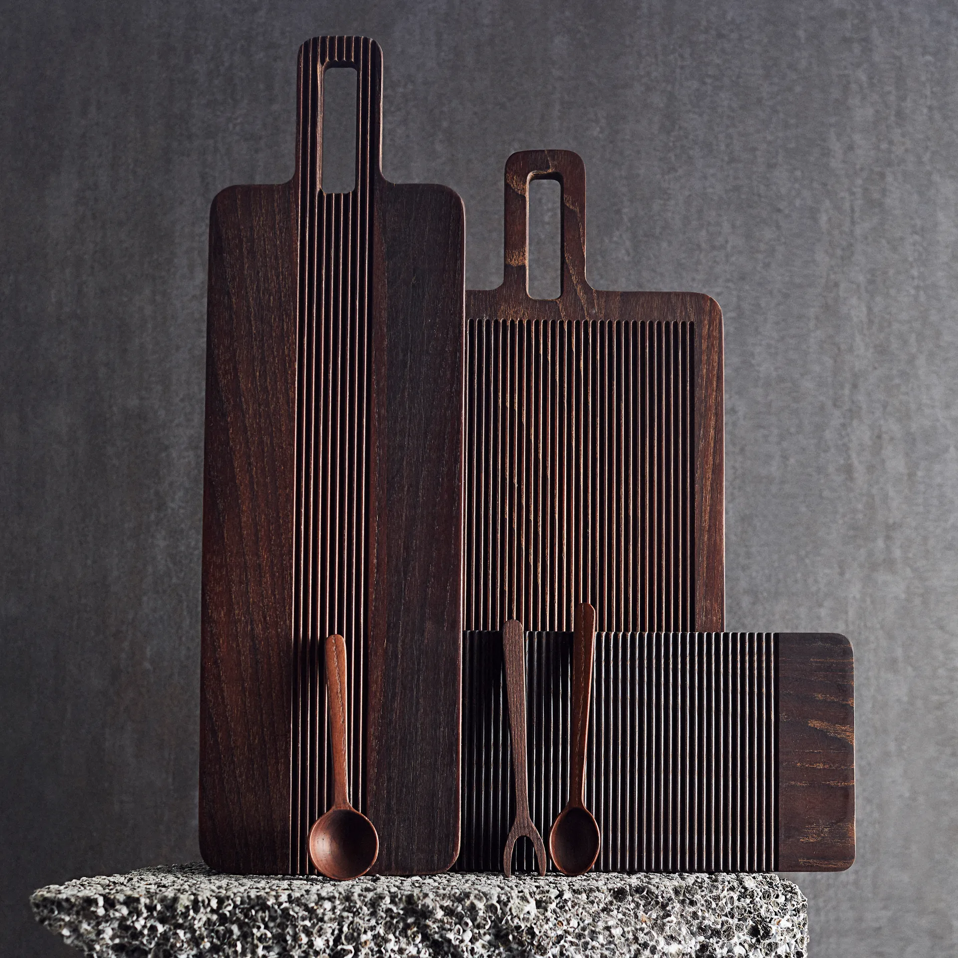 Yami tapasbricka 15x49 cm, Brun MUUBS