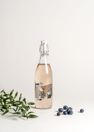 Blueberries glasflaska 0,5 L - Transparent - Muurla