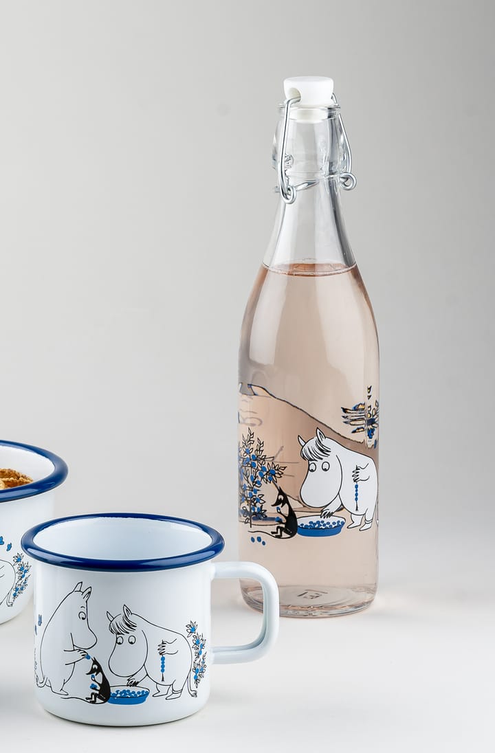 Blueberries glasflaska 0,5 L, Transparent Muurla