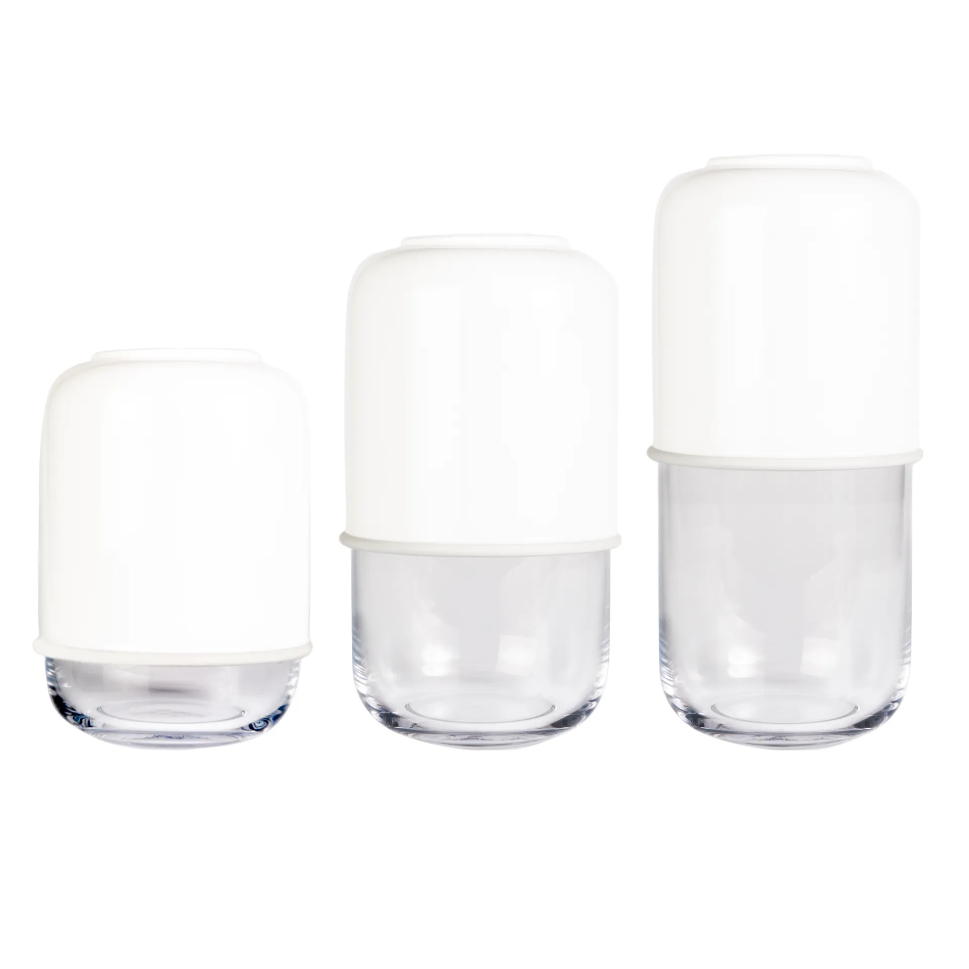Capsule justerbar vas 18-28 cm, Grön-klar Muurla