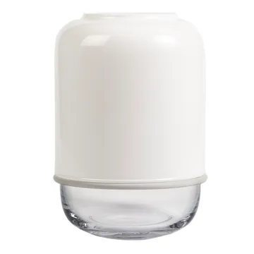 Capsule justerbar vas 18-28 cm - Vit-klar - Muurla