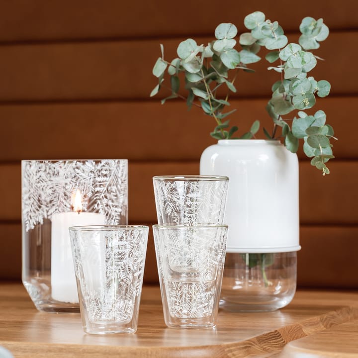 Capsule justerbar vas 18-28 cm, Vit-klar Muurla