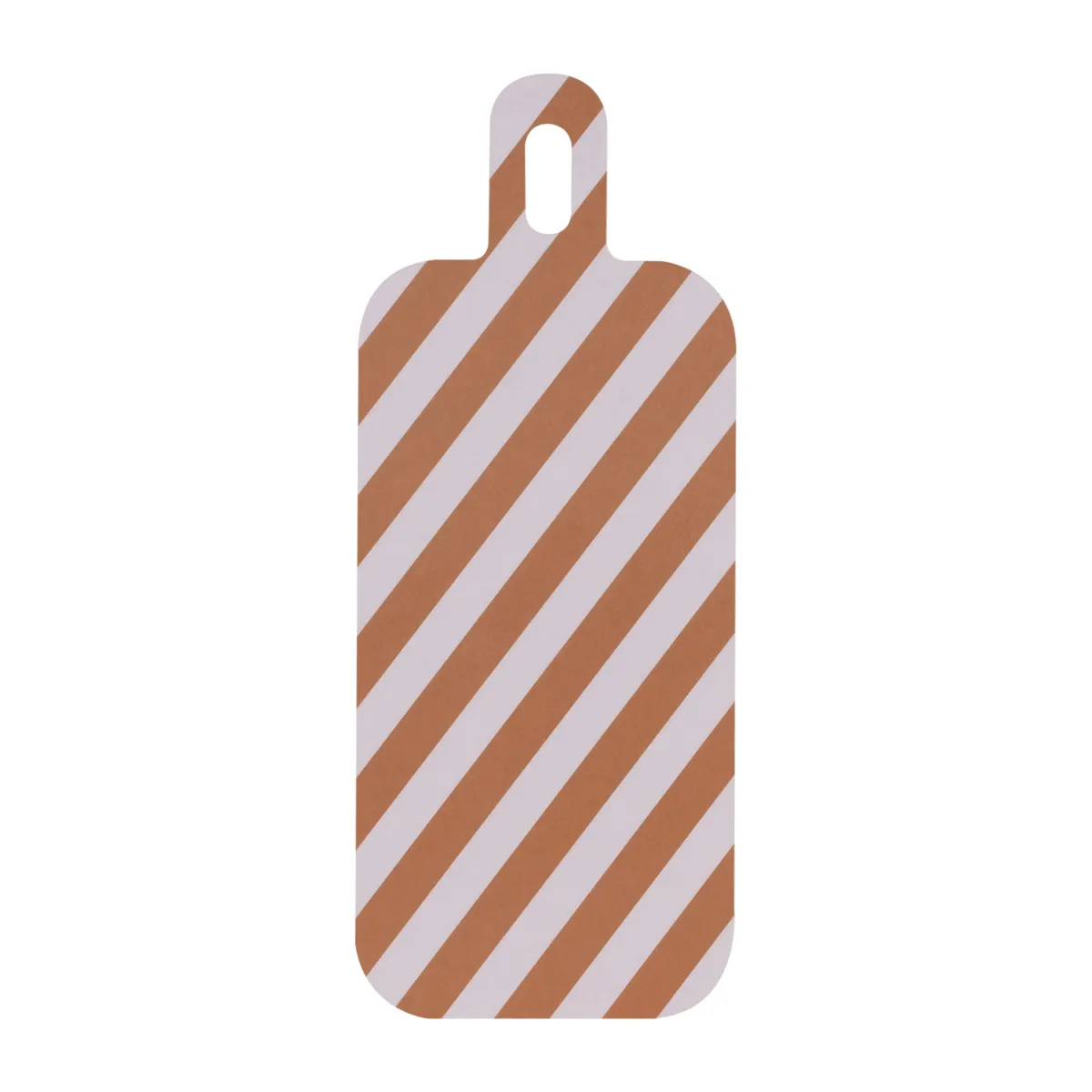 Muurla Checks & Stripes bricka 13x33 cm Amber-grey