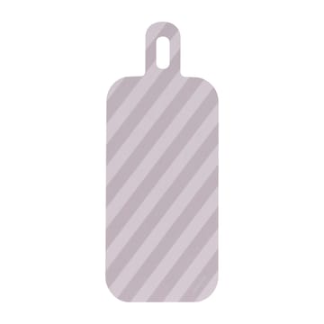 Checks & Stripes bricka 13x33 cm - Amber-grey - Muurla