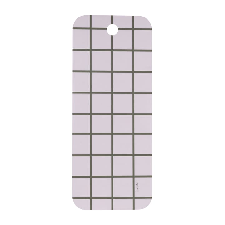 Checks & Stripes bricka 18x44 cm - Green-beige - Muurla