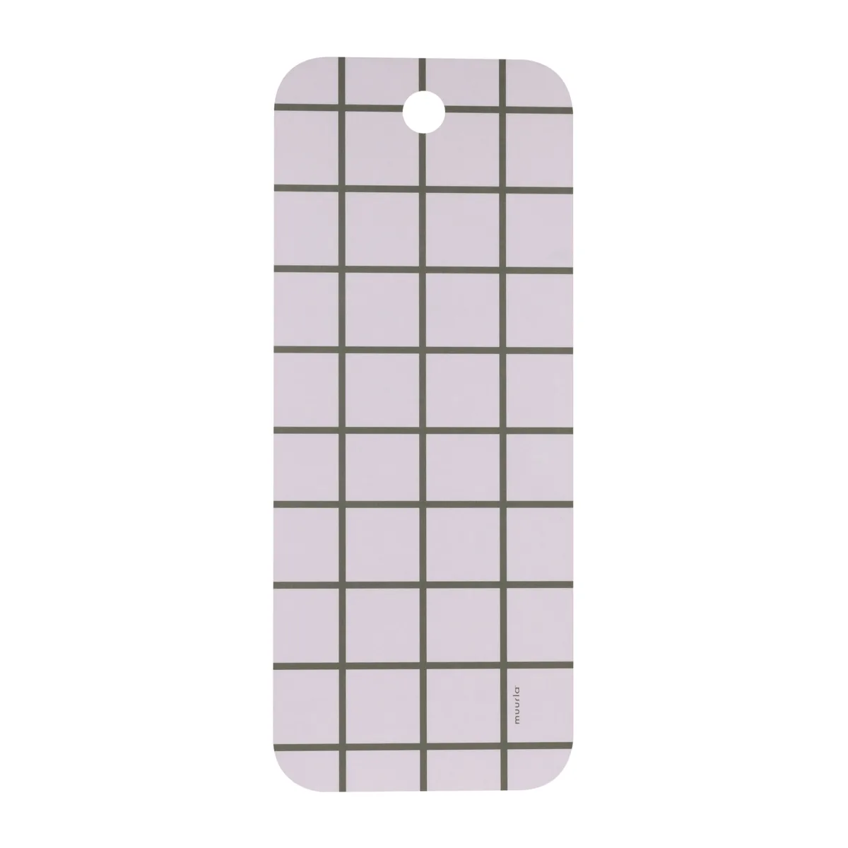 Muurla Checks & Stripes bricka 18x44 cm Green-beige