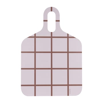 Checks & Stripes bricka 30x44 cm - Brown-beige - Muurla