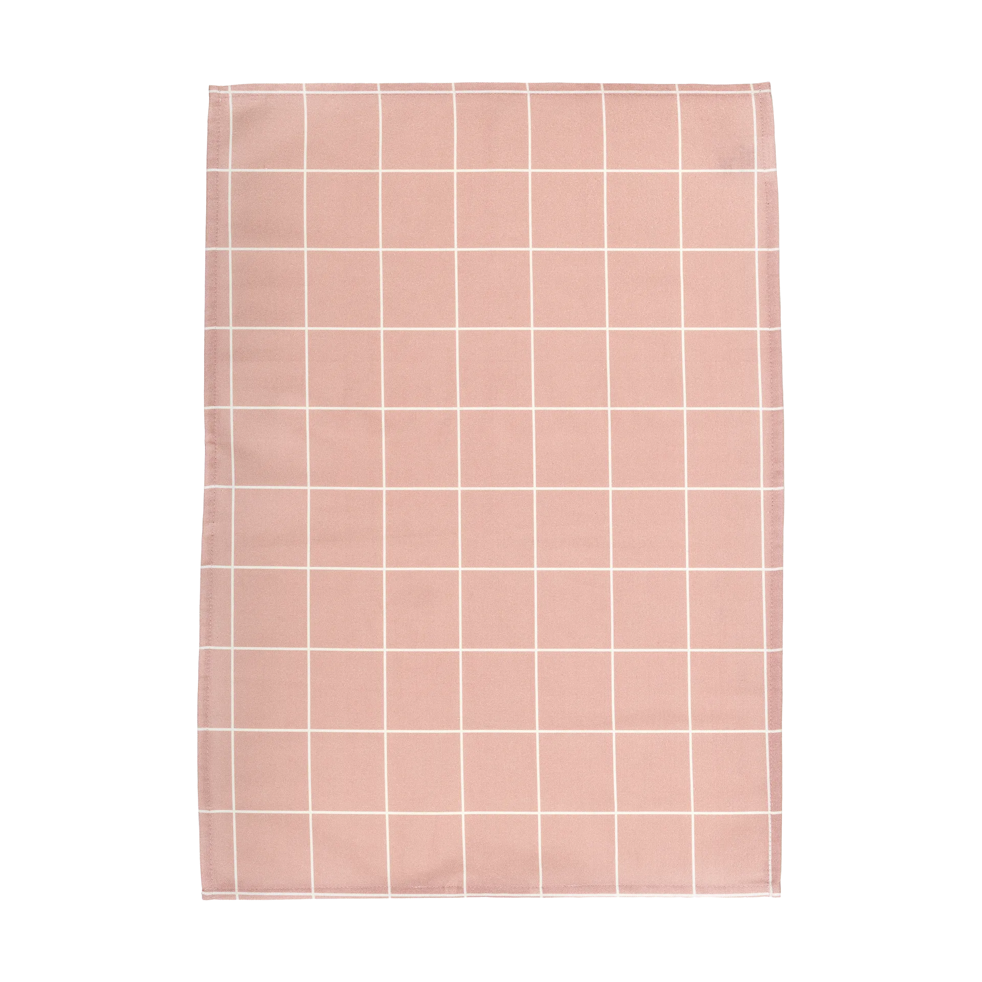 Checks & Stripes kökshandduk 50x70 cm, Pink Muurla