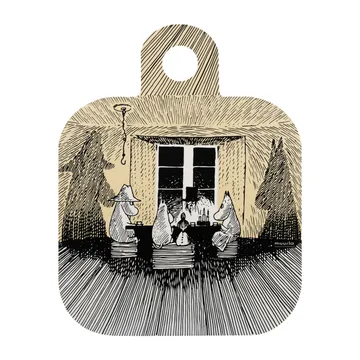 Chop & Serve Shadows bricka 25x32 cm - Svart - Muurla