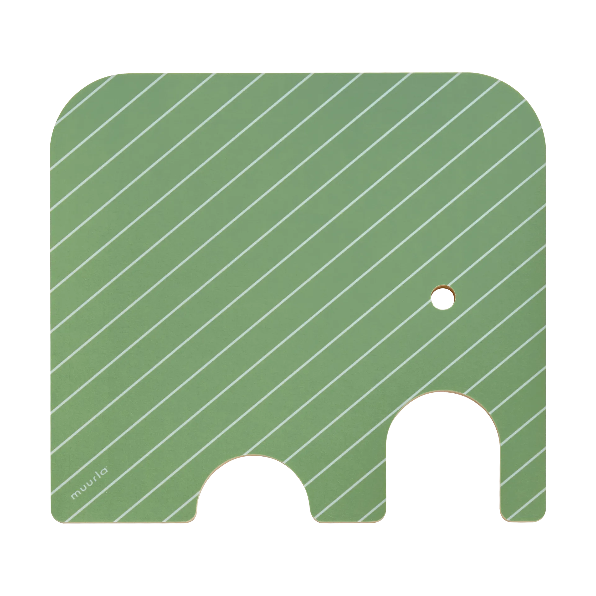 Elephant Chop & Serve skärbräda S, Green Muurla