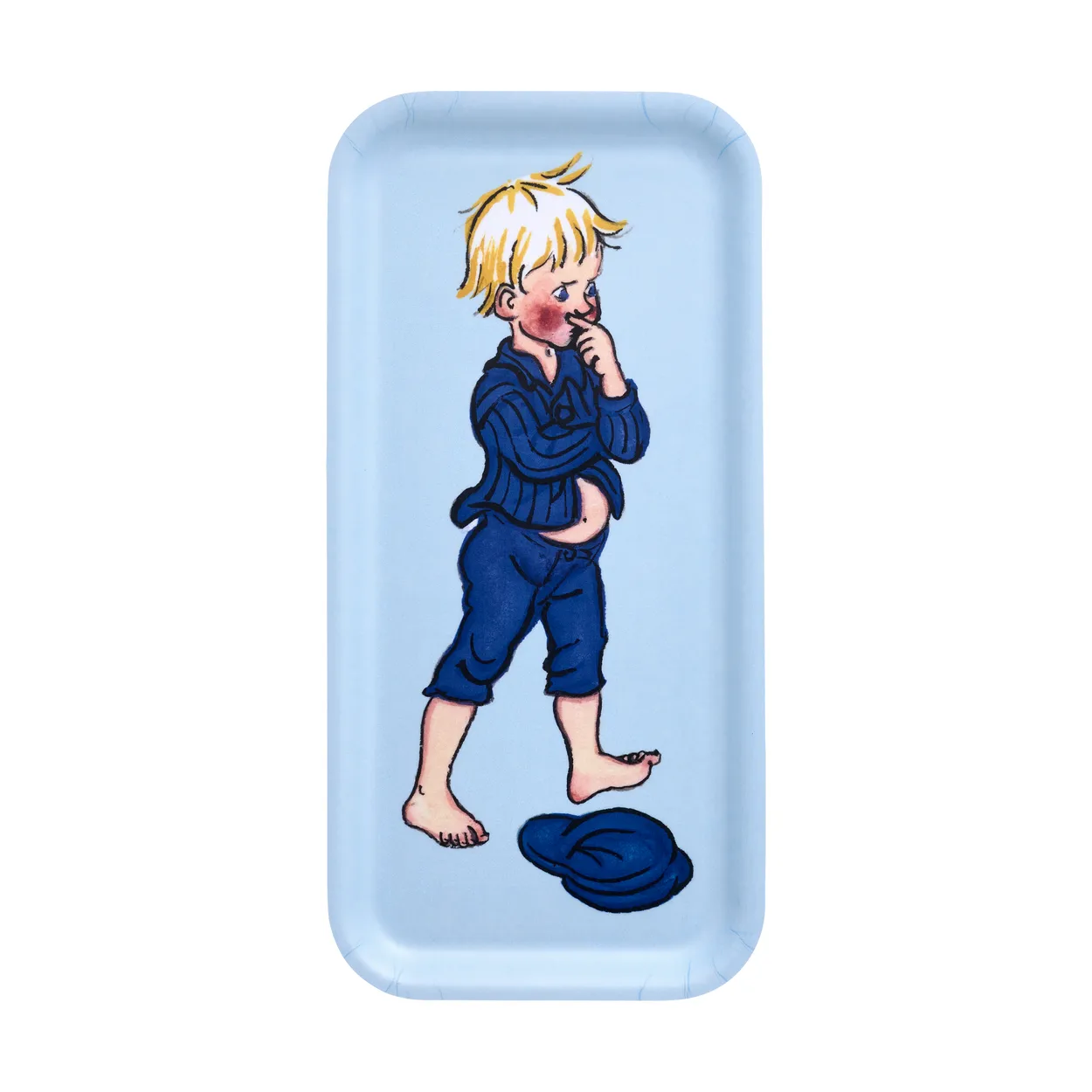 Muurla Emil bricka 13x27 cm Emil | Skandinavisk Design | Brickor | Blå