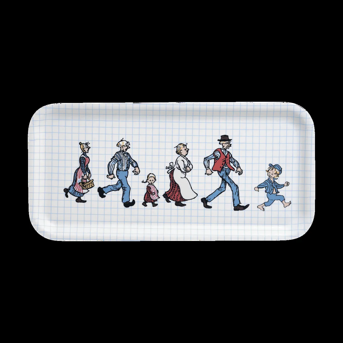 Muurla Emil The Katthult Folks bricka 13x27 cm Björk