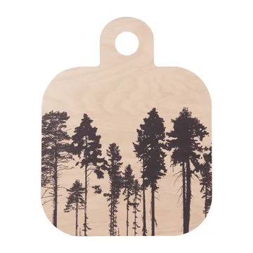Forest skärbräda 25x32 cm - natur-svart - Muurla